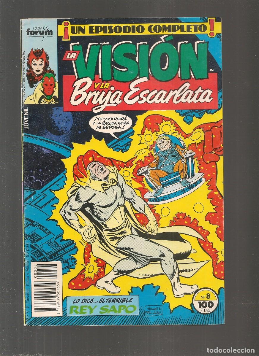 C&oacute;mics: LA VISION Y LA BRUJA ESCARLATA. N&ordm; 8. FORUM (ST/A14) - Foto 1