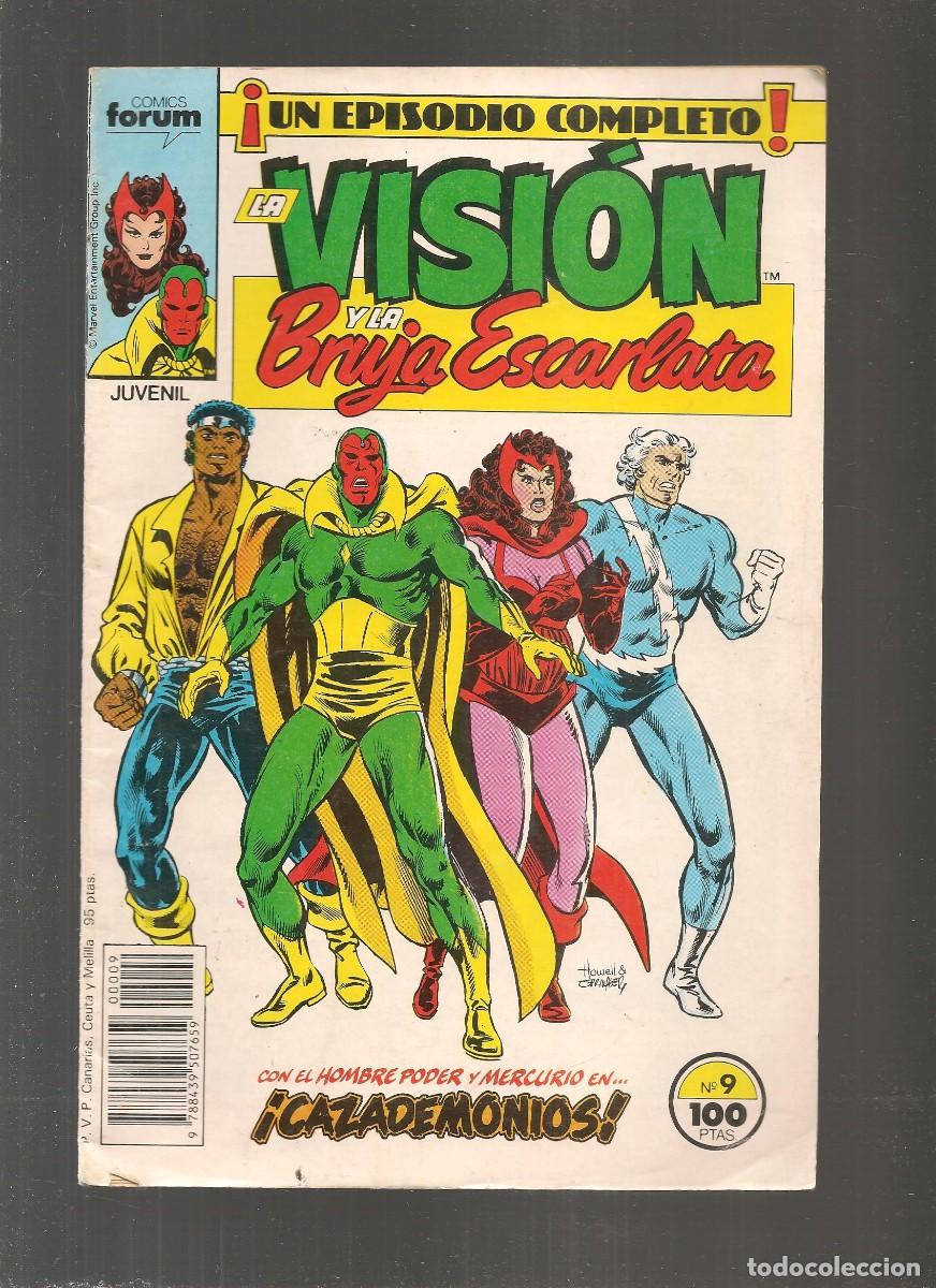 C&oacute;mics: LA VISION Y LA BRUJA ESCARLATA. N&ordm; 9. FORUM (ST/A14) - Foto 1