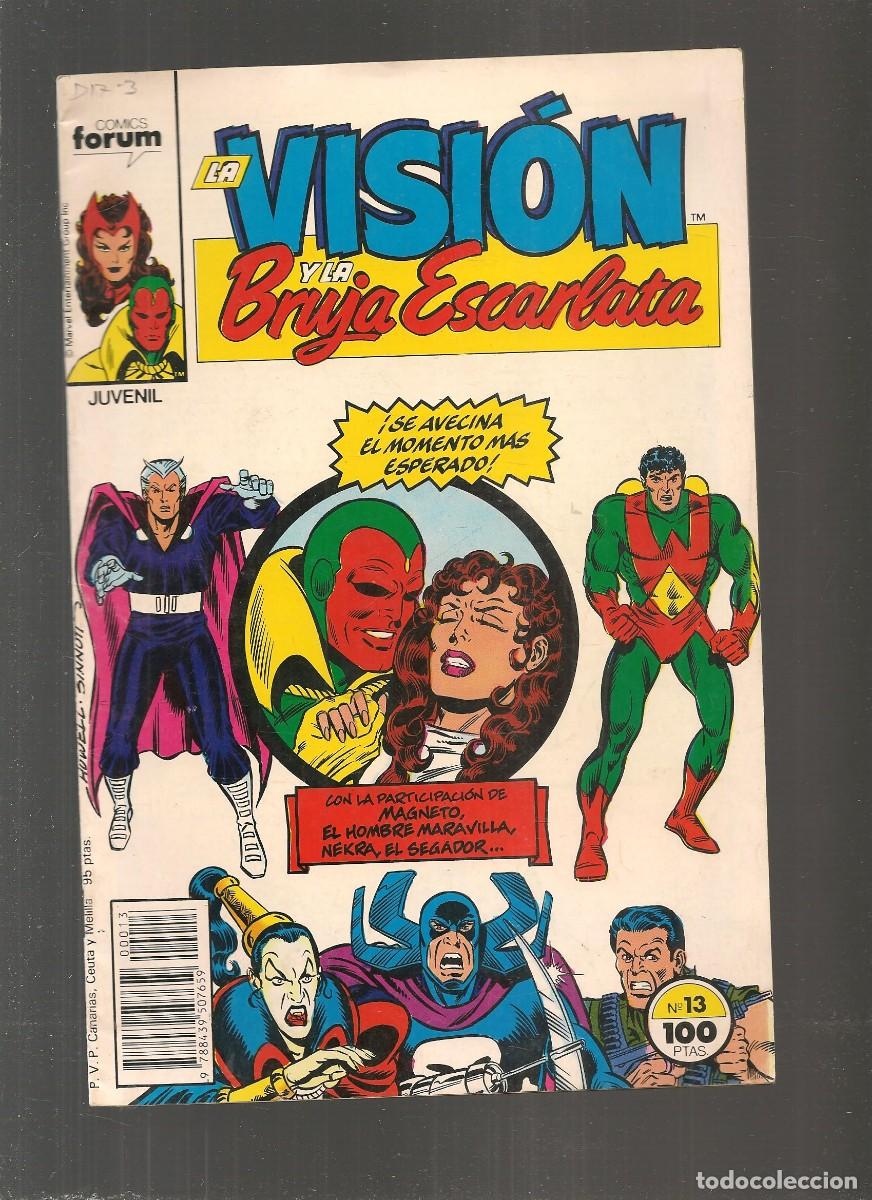 C&oacute;mics: LA VISION Y LA BRUJA ESCARLATA. N&ordm; 13. FORUM (ST/A14) - Foto 1