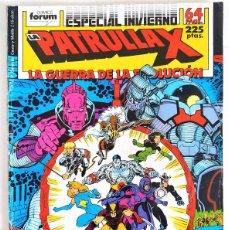 Cómics: PATRULLA-X ESPECIAL INVIERNO - GUERRA EVOLUCIÓN (ARTHUR ADAMS) + PÓSTER ~ MARVEL/FORUM (1988)