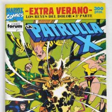 Cómics: PATRULLA-X EXTRA VERANO - LOS REYES DEL DOLOR 3ª PARTE / LOBEZNO + PÓSTER ~ MARVEL/FORUM (1992)