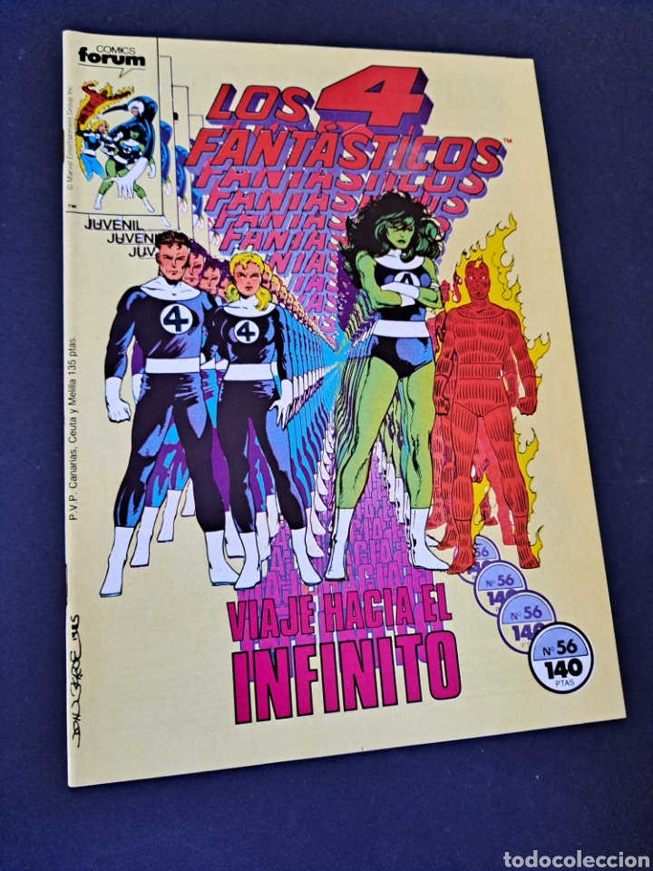 C&oacute;mics: EXCELENTE ESTADO LOS 4 FANTASTICOS 56 FORUM COMICS GRAPA - Foto 1