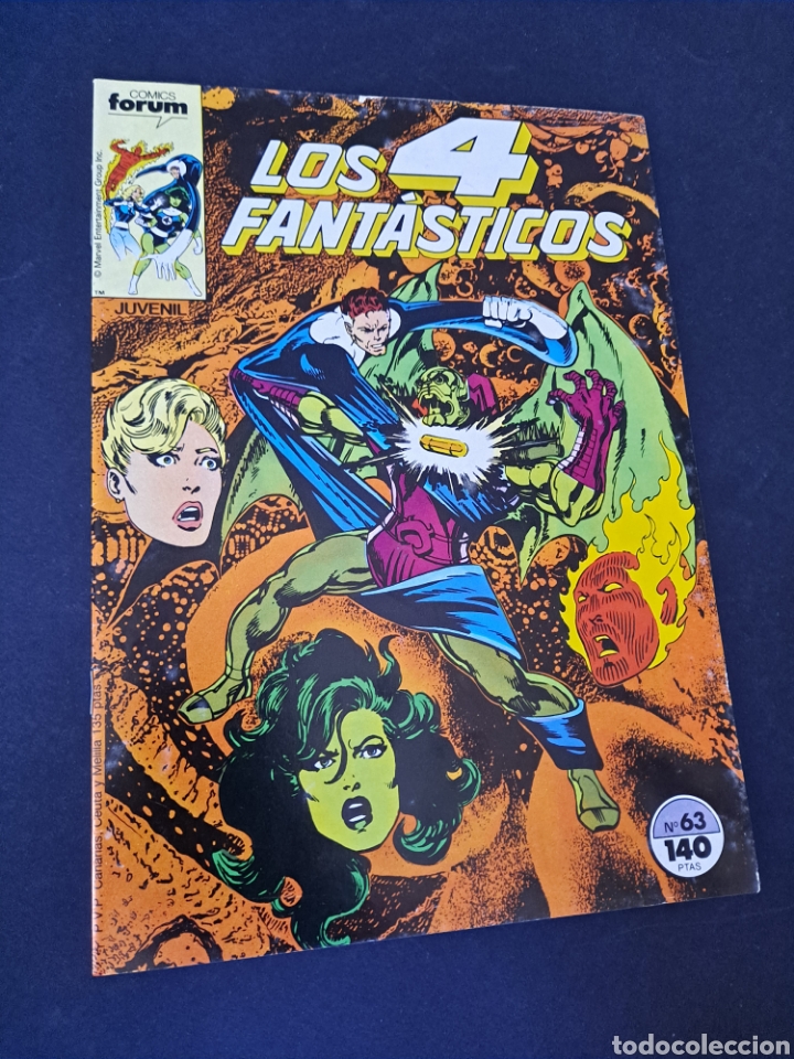 C&oacute;mics: EXCELENTE ESTADO LOS 4 FANTASTICOS 63 FORUM COMICS GRAPA - Foto 1