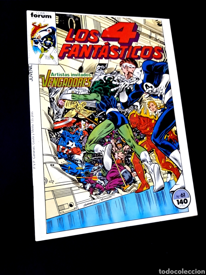 C&oacute;mics: EXCELENTE ESTADO LOS 4 FANTASTICOS 61 FORUM COMICS GRAPA - Foto 1