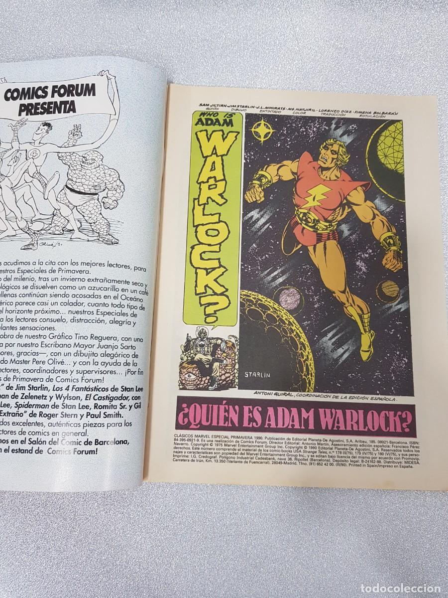 C&oacute;mics: Clasicos Marvel Comics Forum Especial primavera warlock - Foto 2