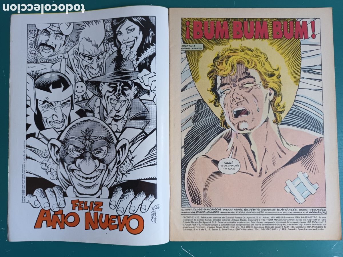 C&oacute;mics: Factor X vol 1 N&deg; 12 FORUM - MARVEL 1989 Power Pack - Foto 2