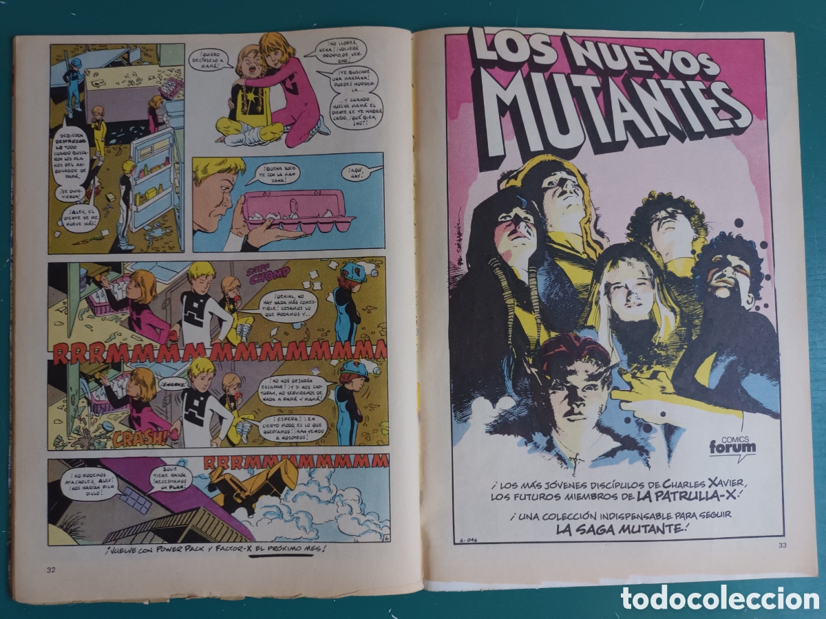 C&oacute;mics: Factor X vol 1 N&deg; 10 FORUM - MARVEL 1988 Power Pack Carlos Pacheco - Foto 8