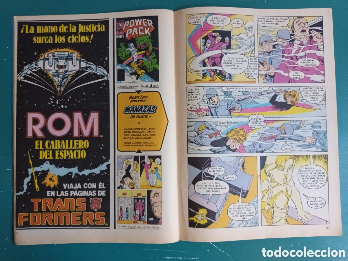 C&oacute;mics: Factor X vol 1 N&deg; 9 FORUM - MARVEL 1988 Power Pack Carlos Pacheco - Foto 8