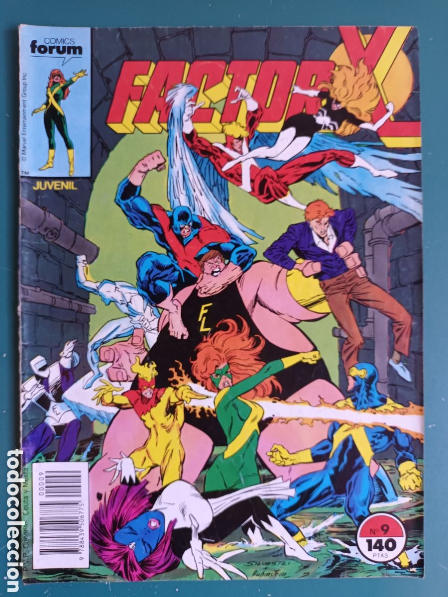 C&oacute;mics: Factor X vol 1 N&deg; 9 FORUM - MARVEL 1988 Power Pack Carlos Pacheco - Foto 1