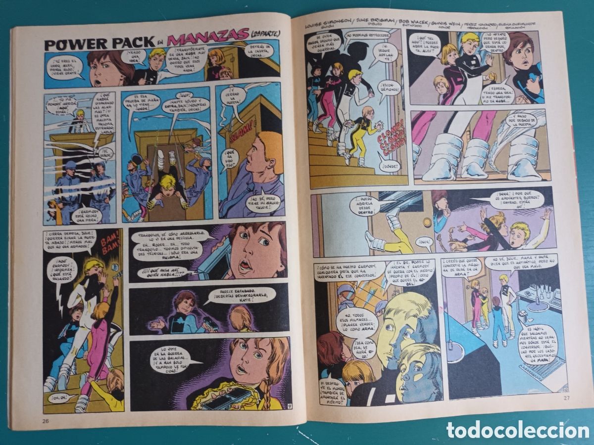 C&oacute;mics: Factor X vol 1 N&deg; 8 FORUM - MARVEL 1988 Power Pack Carlos Pacheco - Foto 5