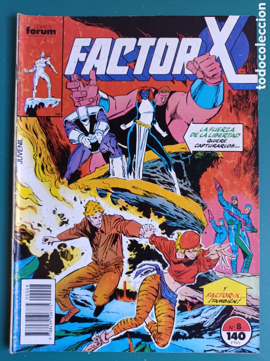 C&oacute;mics: Factor X vol 1 N&deg; 8 FORUM - MARVEL 1988 Power Pack Carlos Pacheco - Foto 1