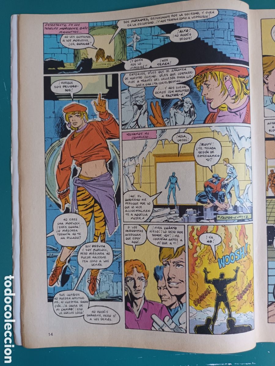 C&oacute;mics: Factor X vol 1 N&deg; 7 FORUM - MARVEL 1988 Power Pack Carlos Pacheco - Foto 3