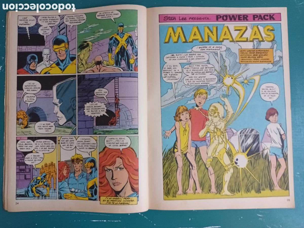 C&oacute;mics: Factor X vol 1 N&deg; 7 FORUM - MARVEL 1988 Power Pack Carlos Pacheco - Foto 5
