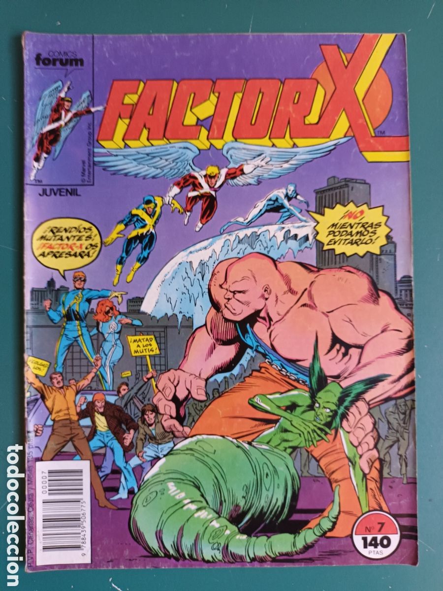 C&oacute;mics: Factor X vol 1 N&deg; 7 FORUM - MARVEL 1988 Power Pack Carlos Pacheco - Foto 1