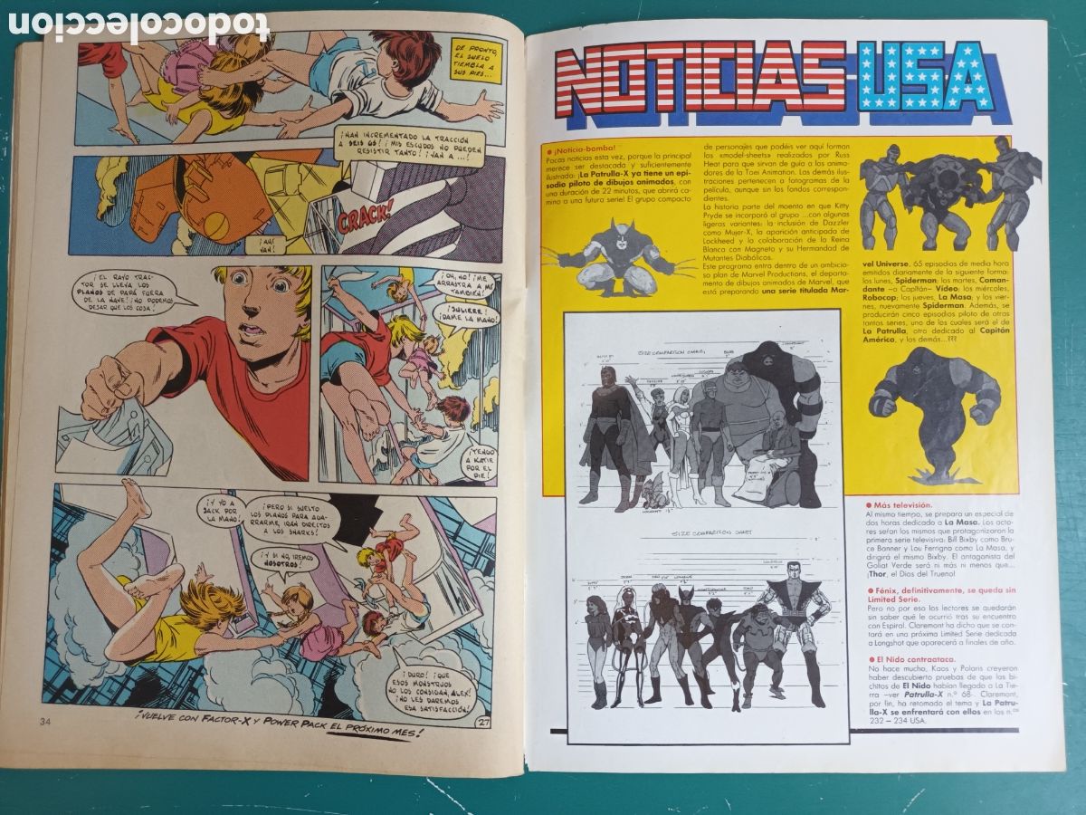 C&oacute;mics: Factor X vol 1 N&deg; 5 FORUM - MARVEL 1988 Power Pack - Foto 6