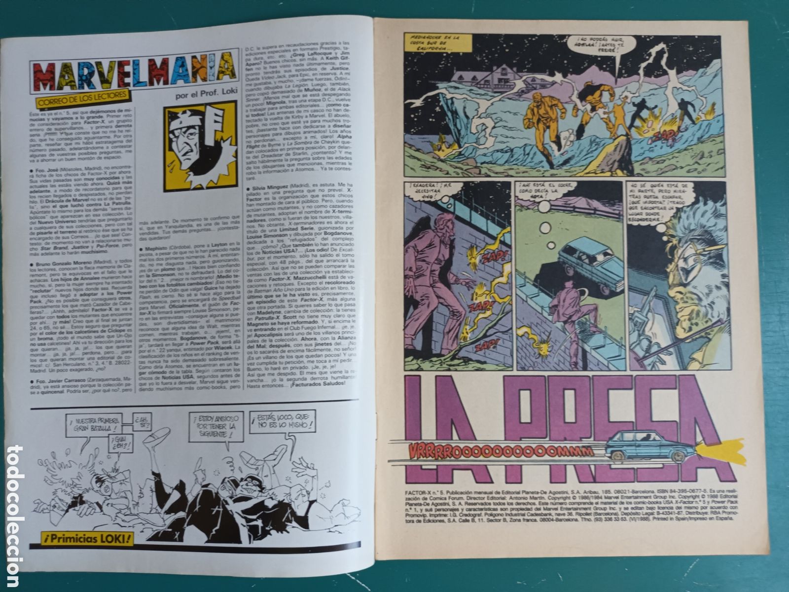 C&oacute;mics: Factor X vol 1 N&deg; 5 FORUM - MARVEL 1988 Power Pack - Foto 2