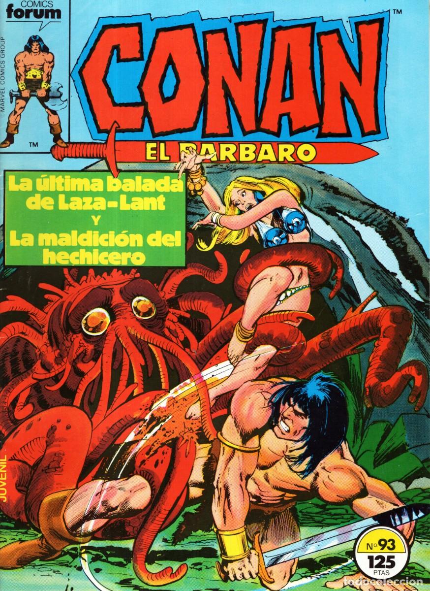 C&oacute;mics: CONAN EL BARBARO N&ordm; 93 - FORUM - ESTADO EXCELENTE - Foto 1