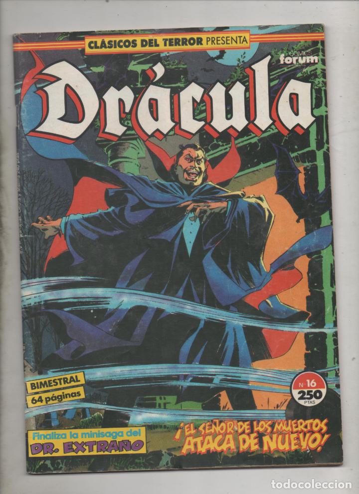 C&oacute;mics: CLASICOS DEL TERROR PRESENTA DRACULA N&ordm;16 . FORUM -E2 - Foto 1