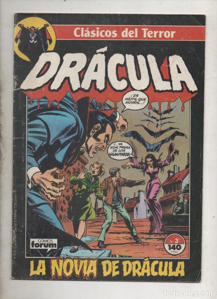 C&oacute;mics: CLASICOS DEL TERROR PRESENTA DRACULA N&ordm;3 . FORUM -E2 - Foto 1