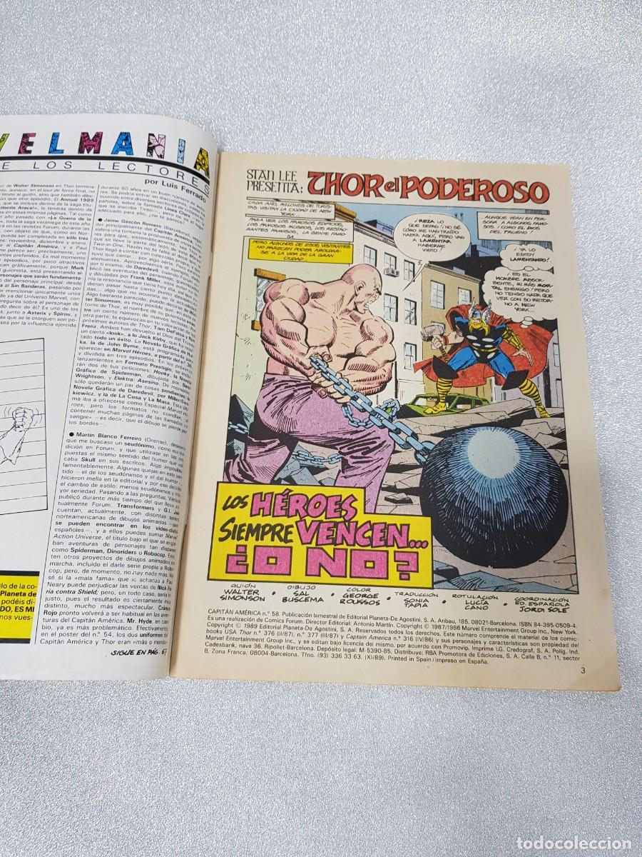 C&oacute;mics: Marvel Two in one Capitan america THOR Comics forum N&ordm;58 ESTADO NORMAL - Foto 2
