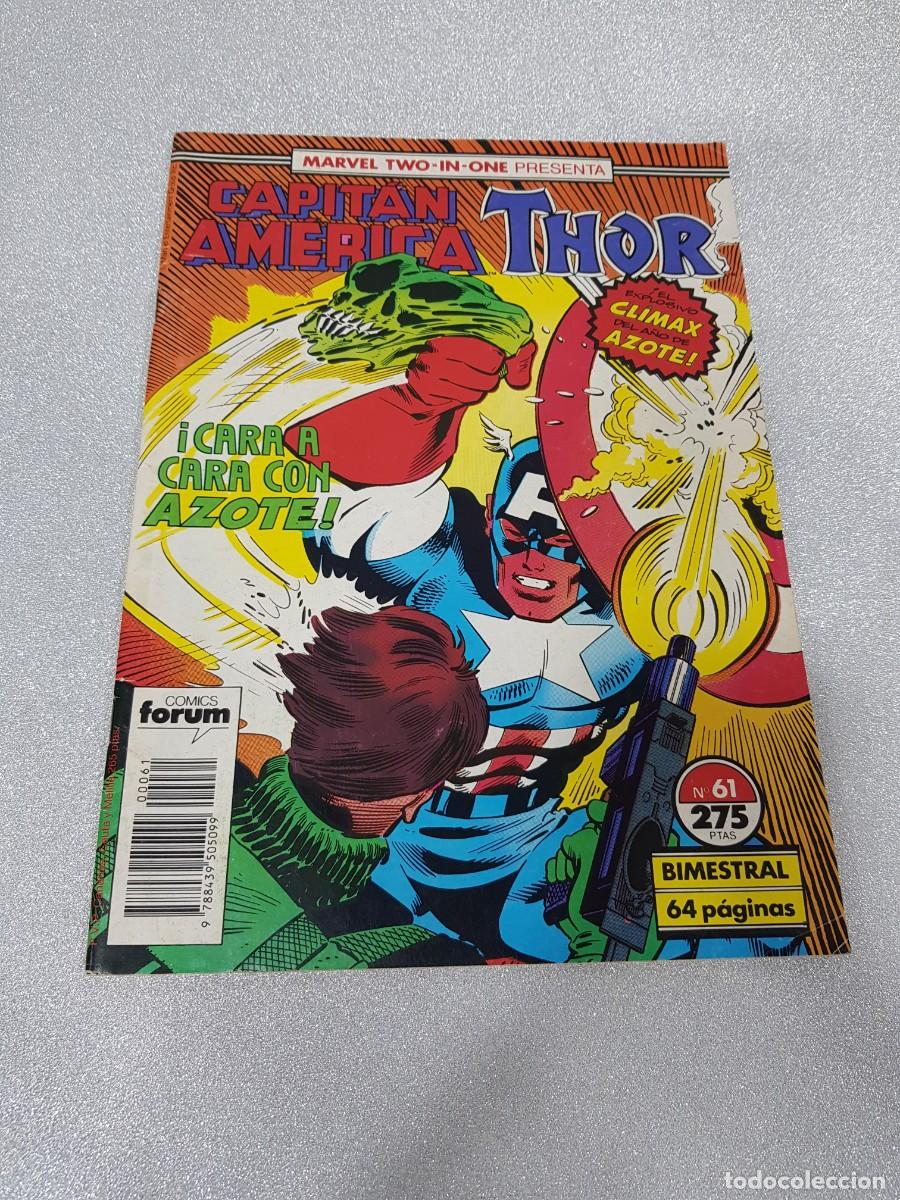 C&oacute;mics: Marvel Two in one Capitan america THOR Comics forum N&ordm;61 ESTADO NORMAL - Foto 1