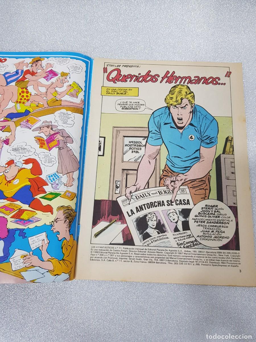 C&oacute;mics: Los 4 Fantasticos N&ordm; 71 Comics forum ESTADO NORMAL - Foto 2