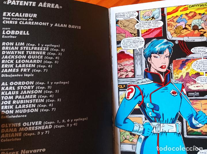 C&oacute;mics: EXCALIBUR TOMO PRESTIGE; PATENTE AEREA. MARVEL COMICS FORUM. - Foto 2