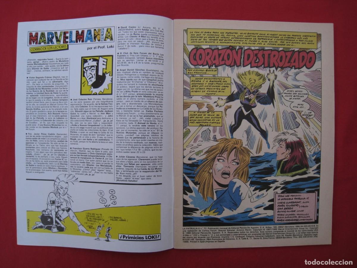 C&oacute;mics: LA PATRULLA X - N&ordm; 72 - FORUM. - Foto 3