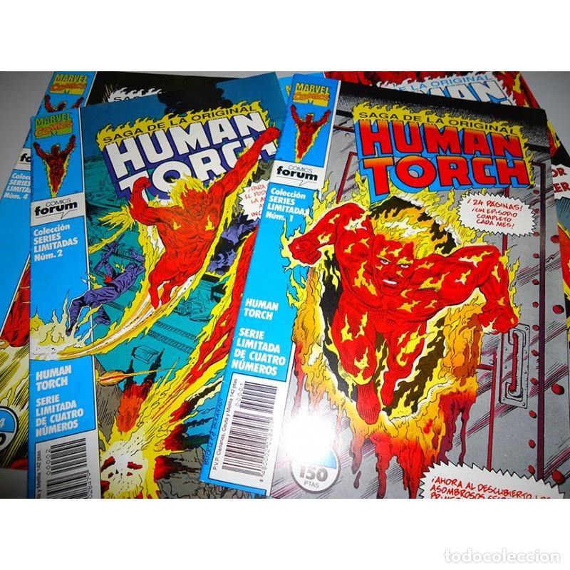 C&oacute;mics: HUMAN TORCH SAGA ORIGINAL (FORUM, 1991) (COLECCI&Oacute;N COMPLETA) - Foto 1