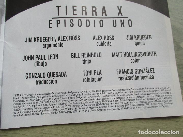 C&oacute;mics: TIERRA X, N&ordm;. 1-MARVEL COMICS-FORUM-2000. NUEVO - Foto 2