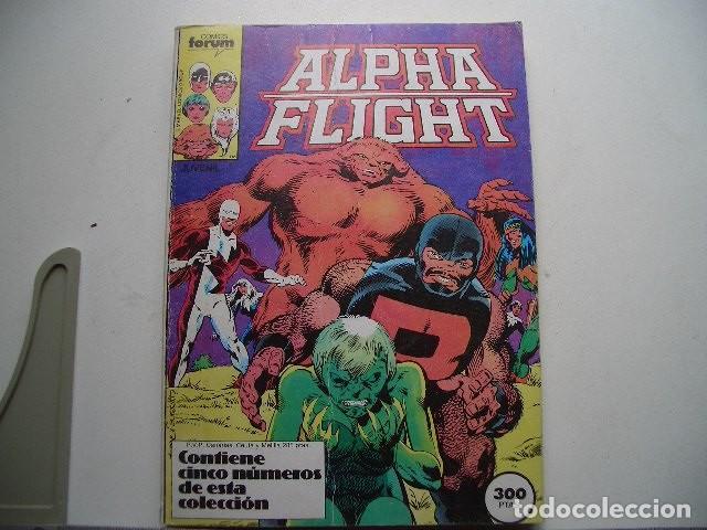 C&oacute;mics: ALPHA FLIGHT Volumen 1 numero 1, 2, 3, 4, 5 de John Byrne - Foto 1