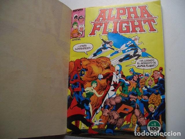 C&oacute;mics: ALPHA FLIGHT Volumen 1 numero 1, 2, 3, 4, 5 de John Byrne - Foto 2