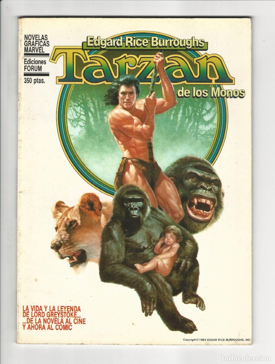 C&oacute;mics: Planeta. Forum. Novelas gr&aacute;ficas. 3. Marvel rustica. Tarzan. - Foto 1