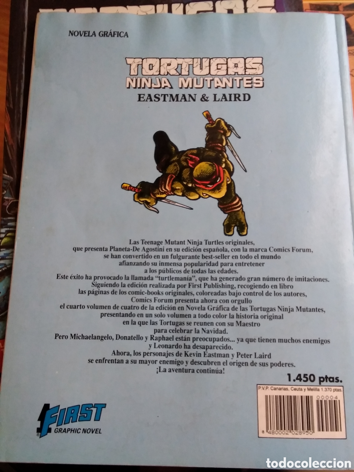 C&oacute;mics: Tortugas ninja mutantes c&oacute;mic forum n&uacute;mero 4 - Foto 2