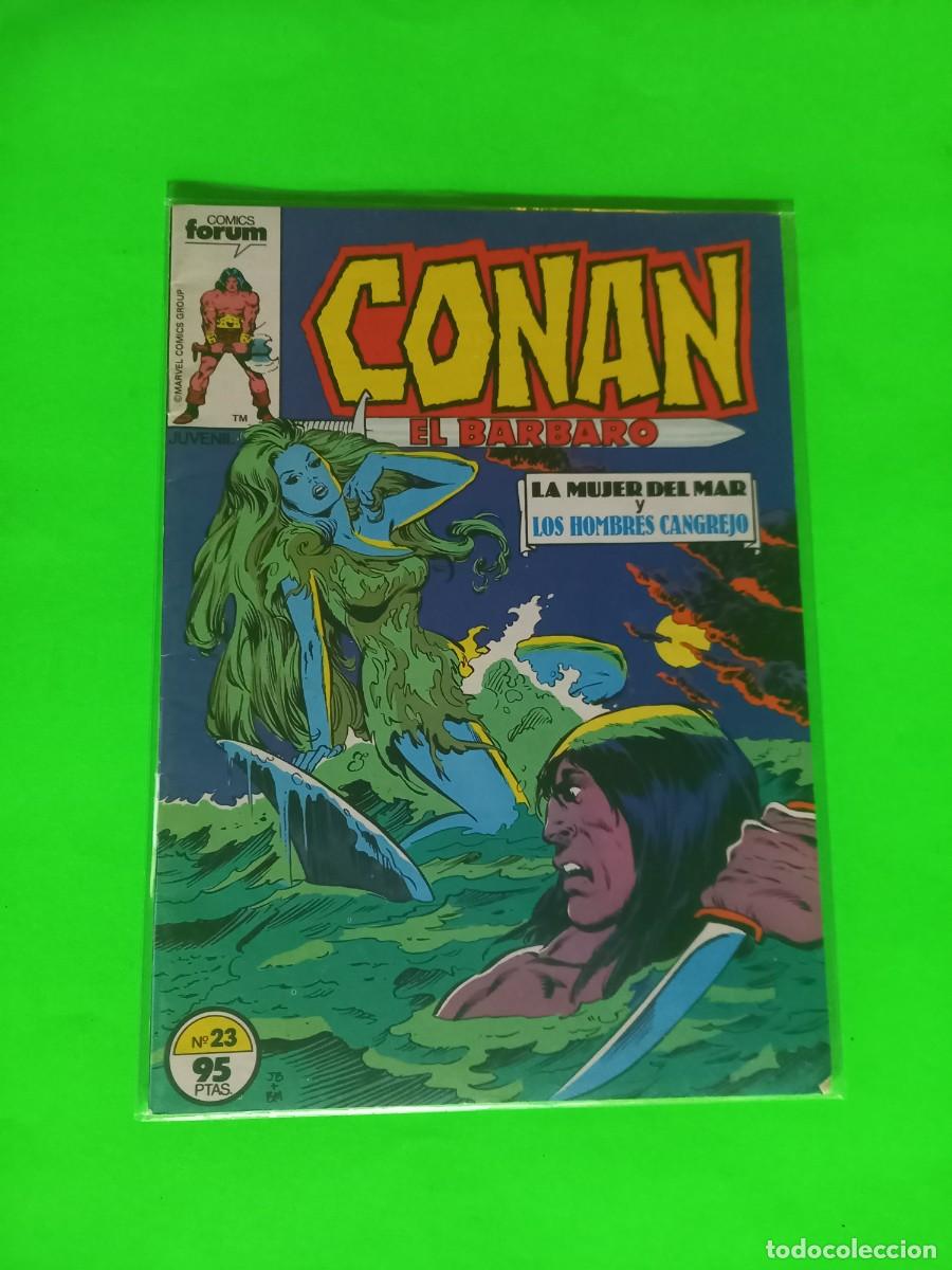 C&oacute;mics: CONAN EL BARBARO N&ordm; 23 - MUY BUEN ESTADO-REF C6 - Foto 1