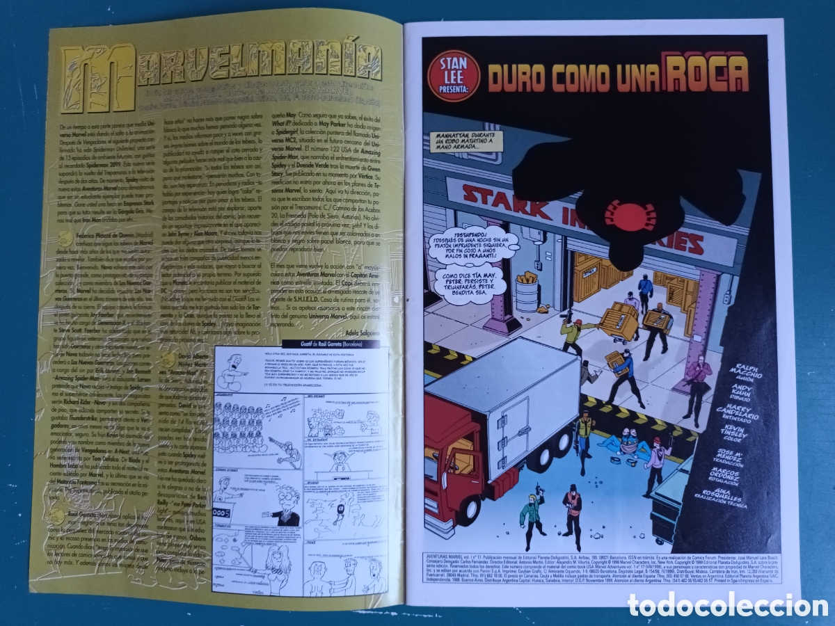 C&oacute;mics: Aventuras Marvel N&deg; 17 FORUM - MARVEL 1999 Spiderman Iron Man - Foto 2