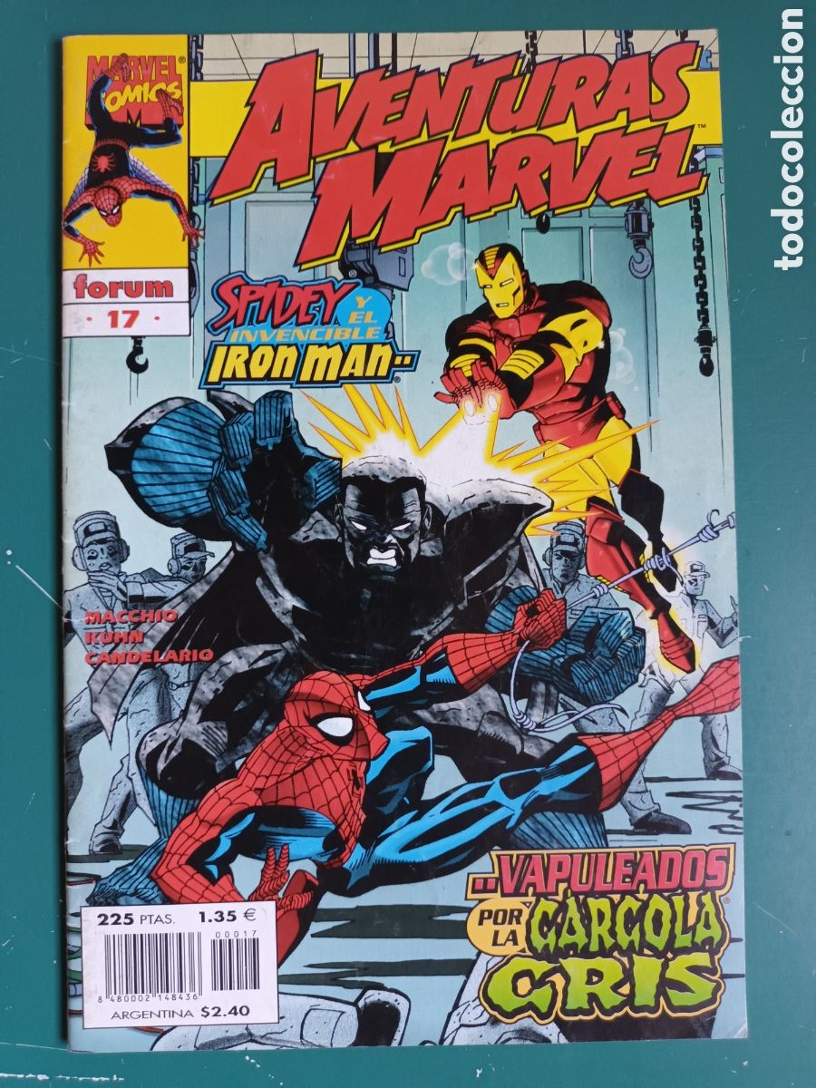C&oacute;mics: Aventuras Marvel N&deg; 17 FORUM - MARVEL 1999 Spiderman Iron Man - Foto 1