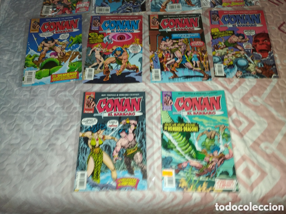 C&oacute;mics: LOTE COMICS CONAN EL BARBARO - Foto 4