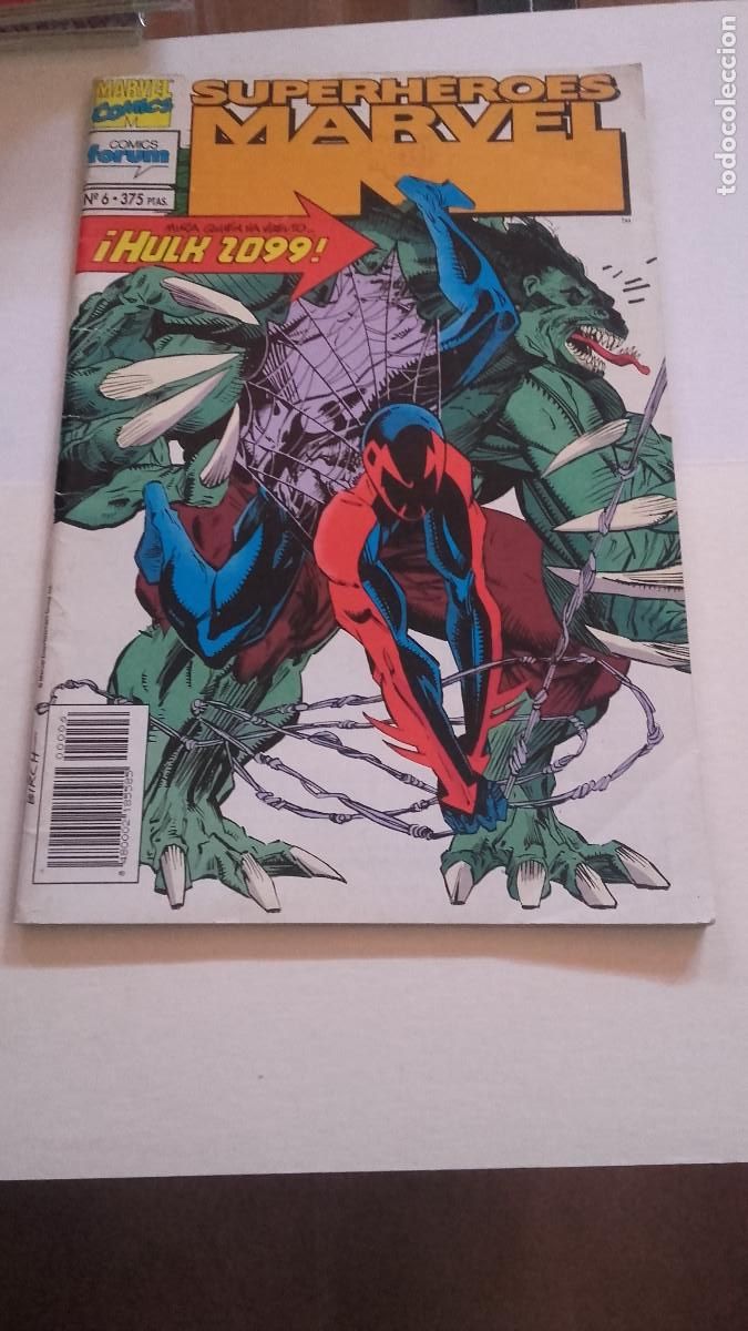C&oacute;mics: SUPERH&Eacute;ROES MARVEL - N&ordm; 6 - Hulk 2099 - SPIDERMAN 2099 - FORUM - Foto 1