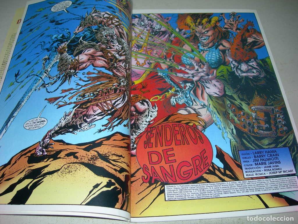 C&oacute;mics: C&Oacute;MIC CONAN - N&ordm; 3 DE 11 - MARVEL - COMICS FORUM - 225 PTAS - - Foto 2