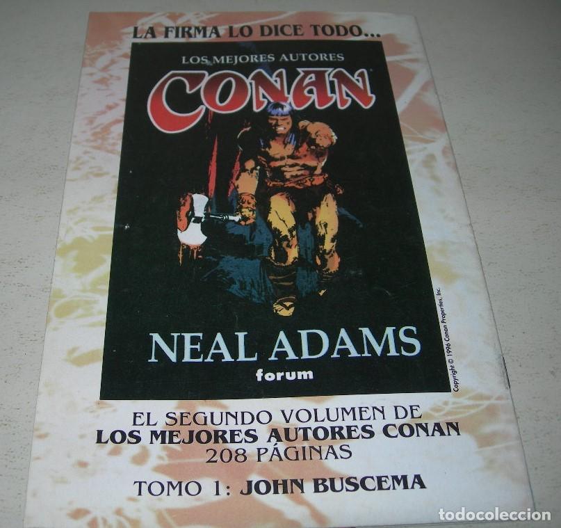 C&oacute;mics: C&Oacute;MIC CONAN - N&ordm; 10 DE 11 - MARVEL - COMICS FORUM - 225 PTAS - - Foto 4