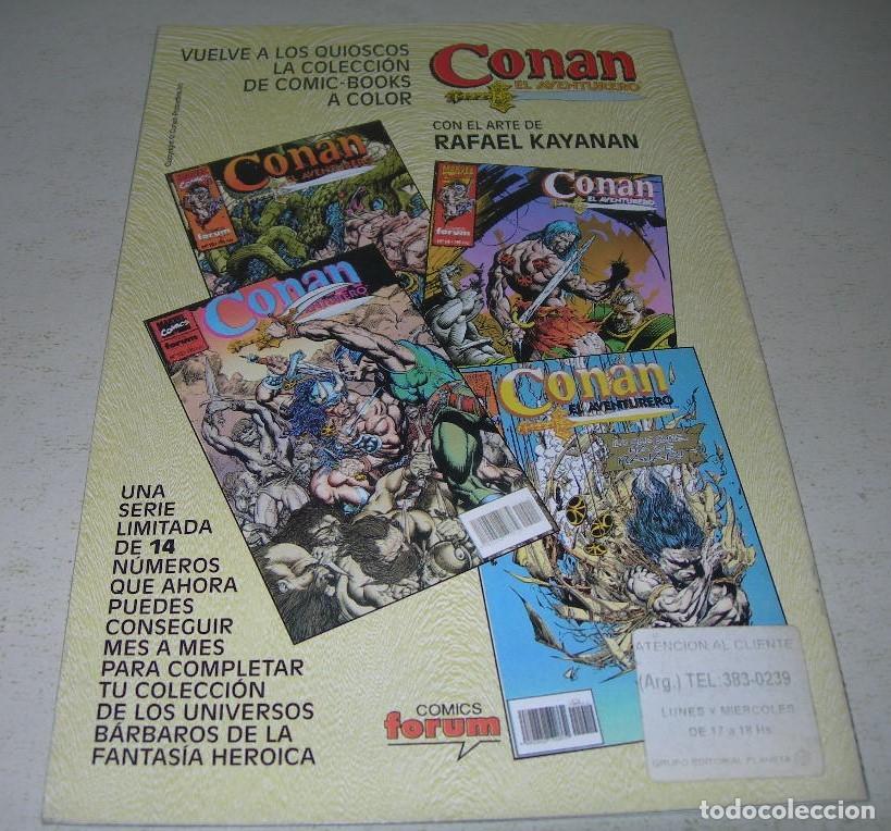 C&oacute;mics: C&Oacute;MIC CONAN - N&ordm; 11 DE 11 - MARVEL - COMICS FORUM - 225 PTAS - - Foto 5