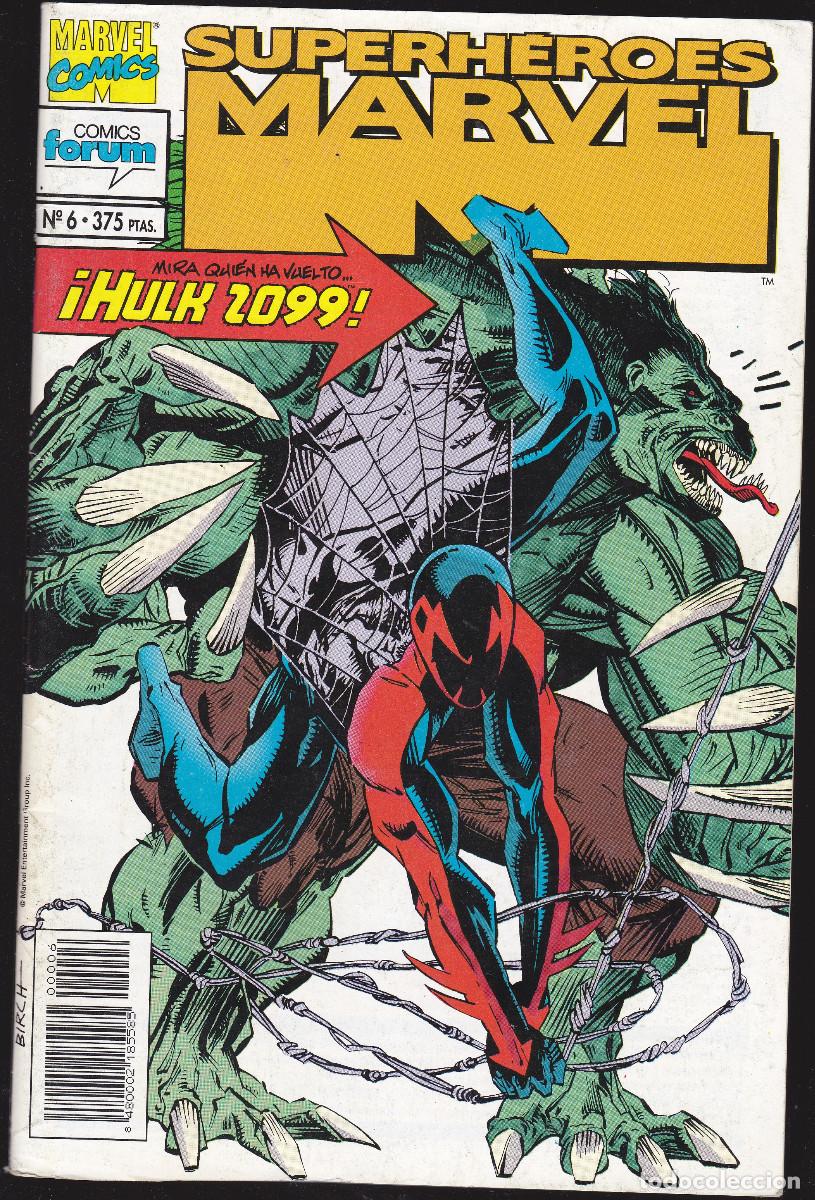 C&oacute;mics: SUPERH&Eacute;ROES MARVEL - N&ordm; 6 - Hulk 2099 - SPIDERMAN 2099 - FORUM - Foto 1