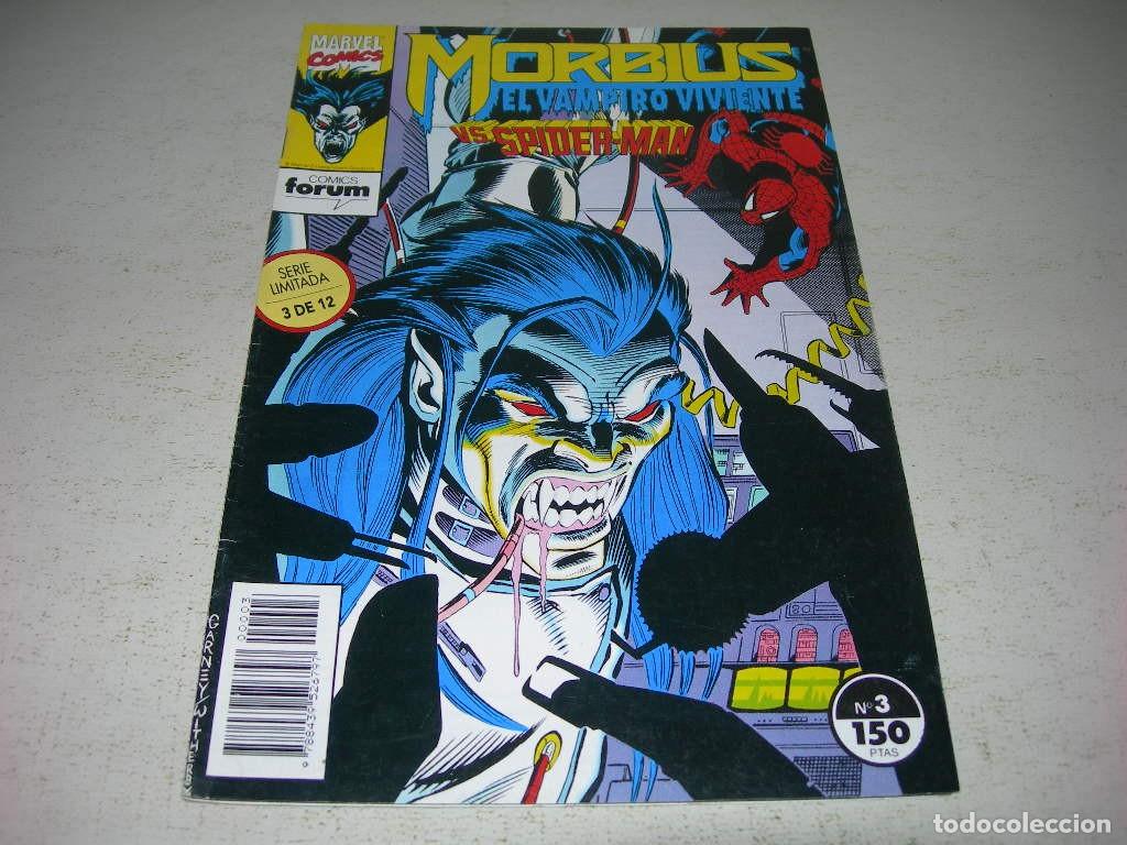C&oacute;mics: COMIC MORBIUS EL VAMPIRO VALIENTE VS. SPIDERMAN - N&ordm; 3 DE 12 - MARVEL - COMICS FORUM - - Foto 1