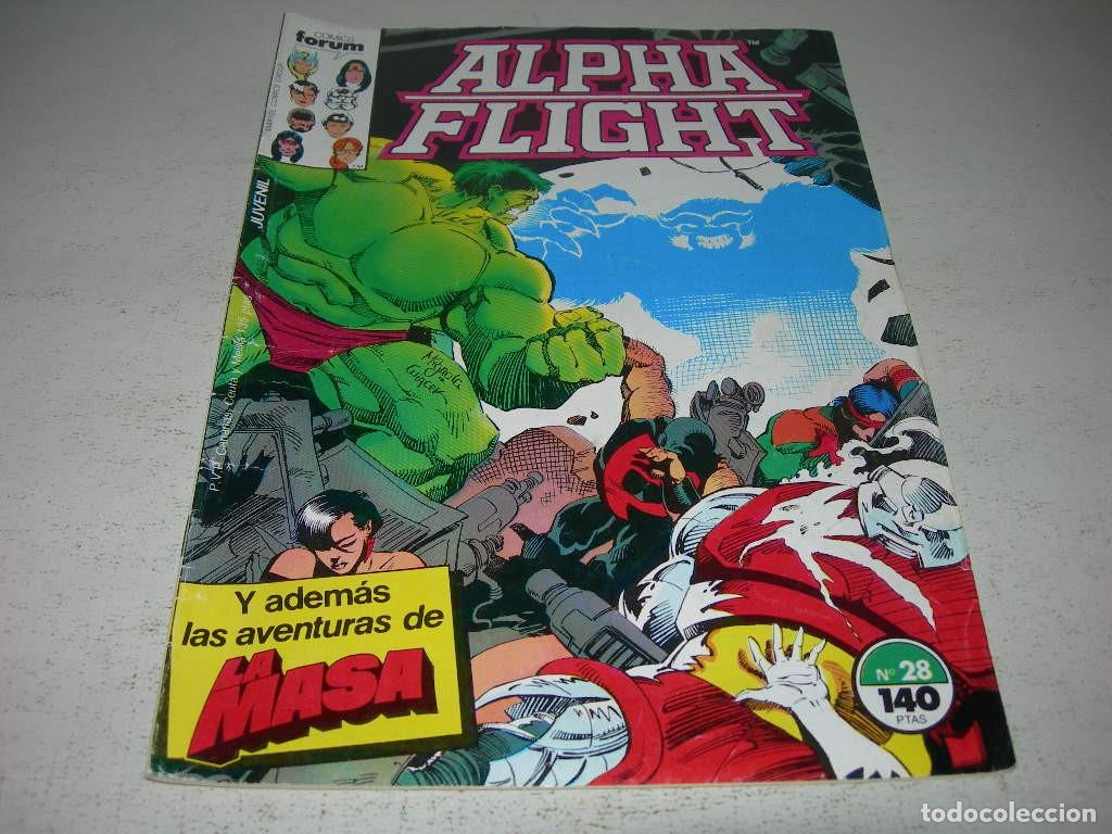 C&oacute;mics: COMIC ALPHA FLIGHT - N&ordm; 28 - MARVEL - COMICS FORUM - - Foto 1