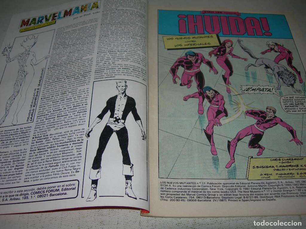 C&oacute;mics: COMIC LOS NUEVOS MUTANTES - N&ordm; 17 - MARVEL - COMICS FORUM - - Foto 2