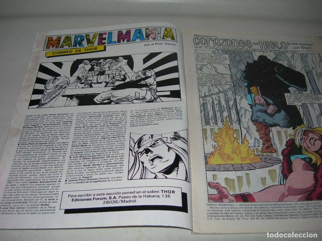 C&oacute;mics: COMIC THOR EL PODEROSO - N&ordm; 40 - MARVEL - COMICS FORUM - - Foto 2