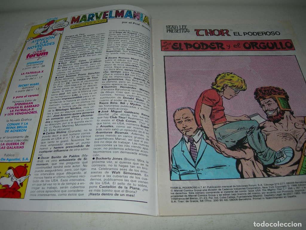 C&oacute;mics: COMIC THOR EL PODEROSO - N&ordm; 41 - MARVEL - COMICS FORUM - - Foto 2