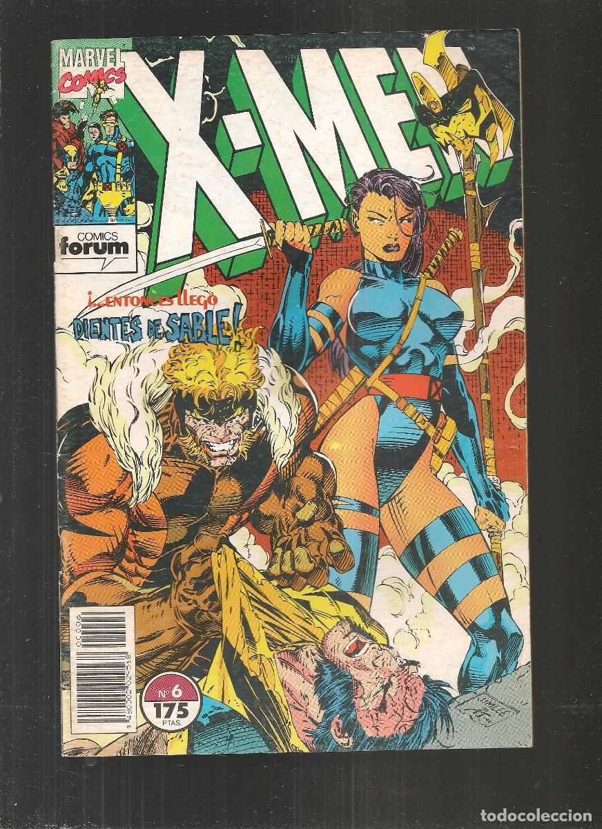 C&oacute;mics: X-MEN. N&ordm; 6. DIENTES DE SABLE. FORUM. (B34.3) - Foto 1