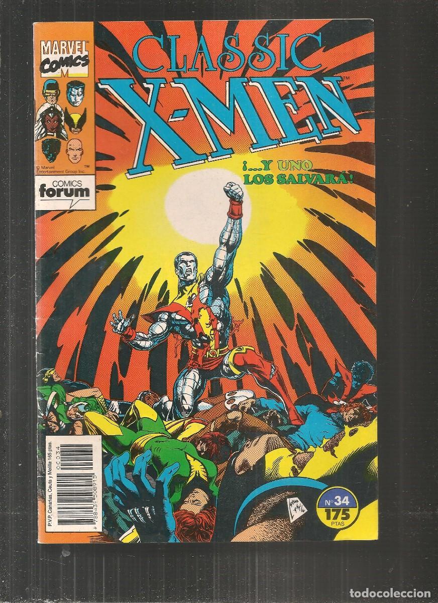C&oacute;mics: CLASSIC X-MEN. N&ordm; 34. FORUM. (B34.3) - Foto 1